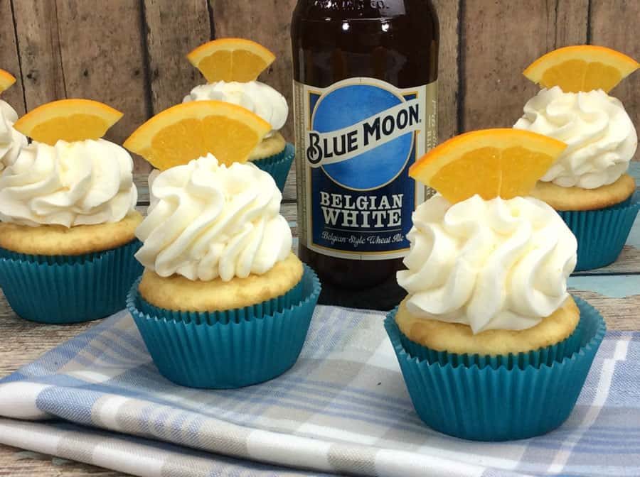 summer cupcake recipe ideas- blue moon cupcakes- Kelly Stillwell