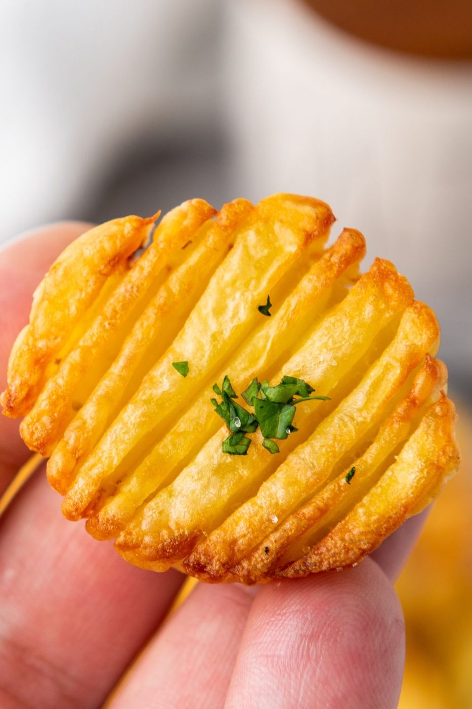 Accordion Potatoes Air Fryer or Oven Method