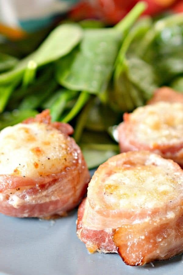 Air Fryer Bacon Wrapped Scallops