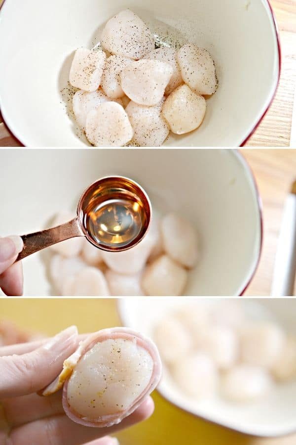 Air Fryer Bacon Wrapped Scallops