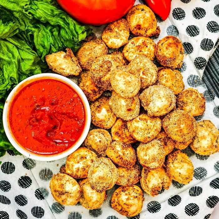 4 Ingredient Air Fryer Crispy Tortellini