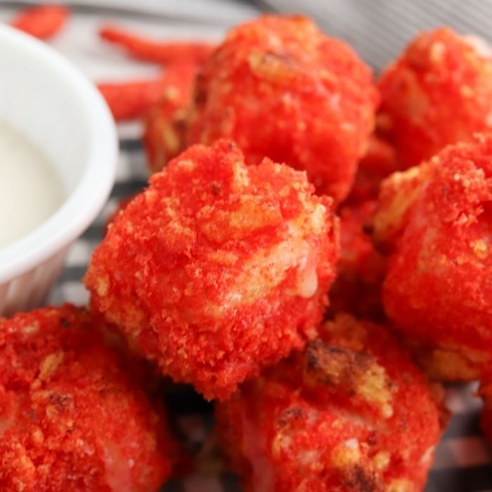 Air Fryer Hot Cheetos Cheese Bites