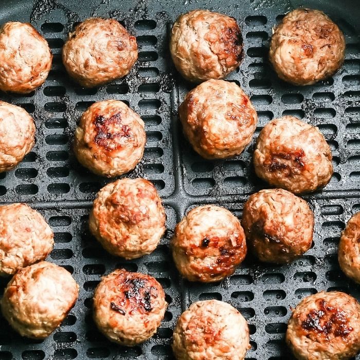 Homemade Air Fryer Meatballs