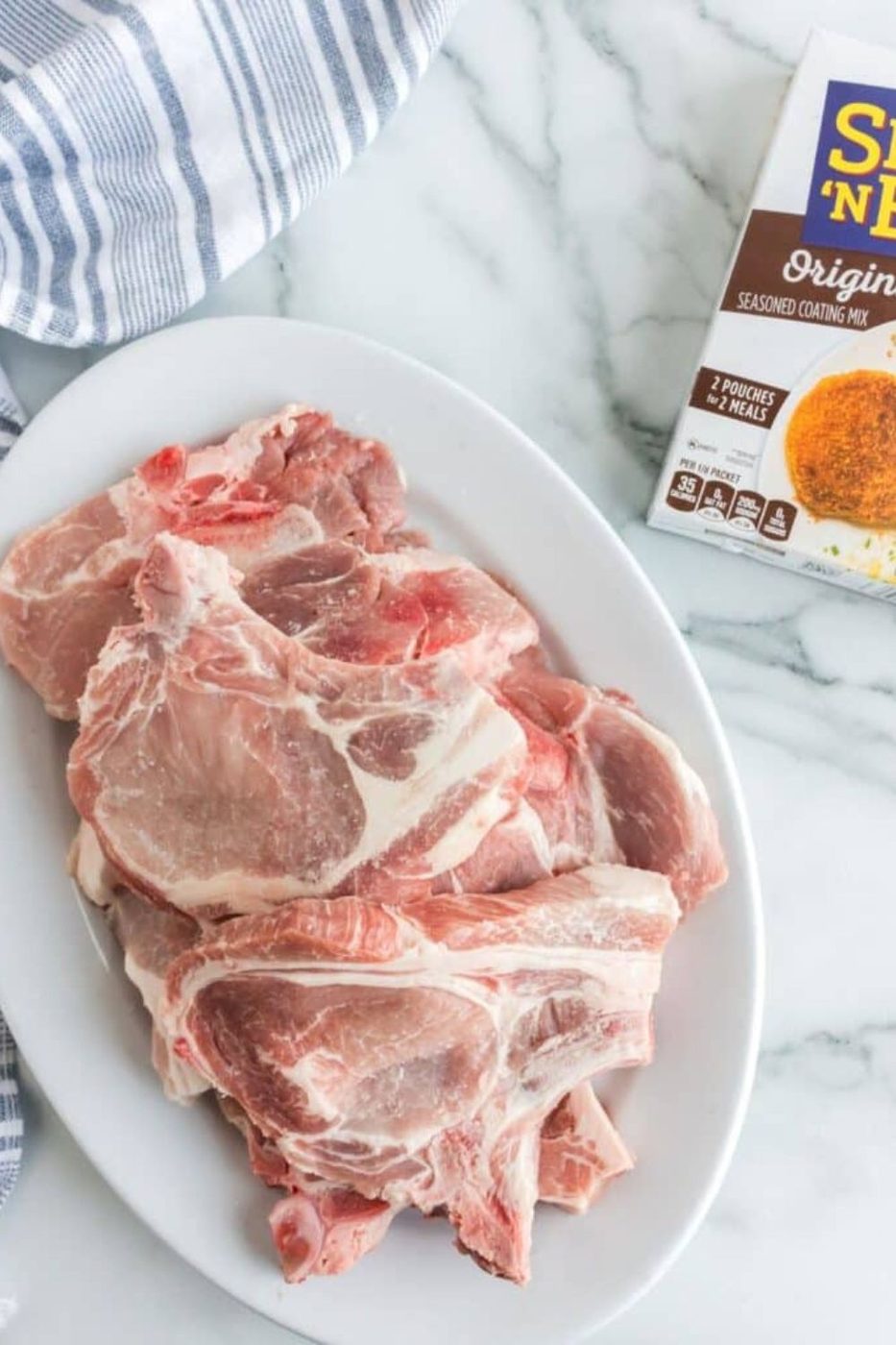 Air Fryer Shake and Bake Pork Chops
