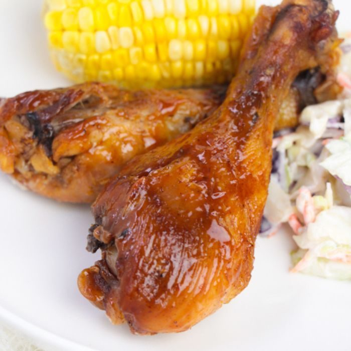 BBQ Chicken Legs Crock Pot, 3 ingredients