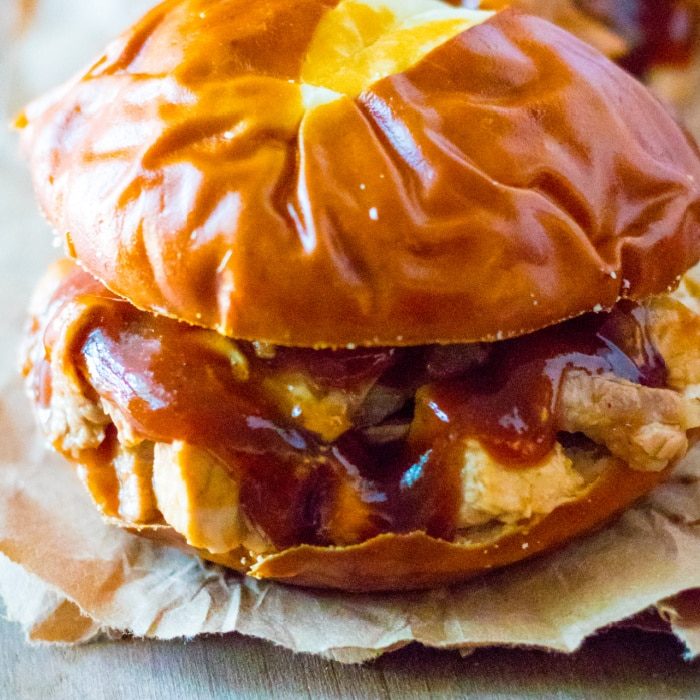 BBQ Cranberry Instant Pot Pulled Pork