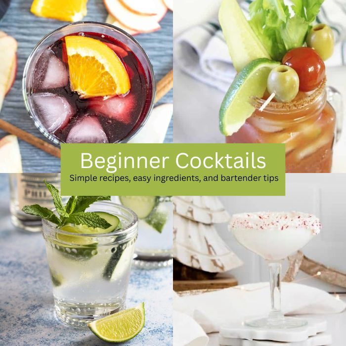 Beginner Cocktails, for any occasion
