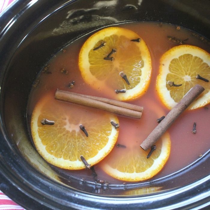 Delicious Wassail Made in Slow Cooker
