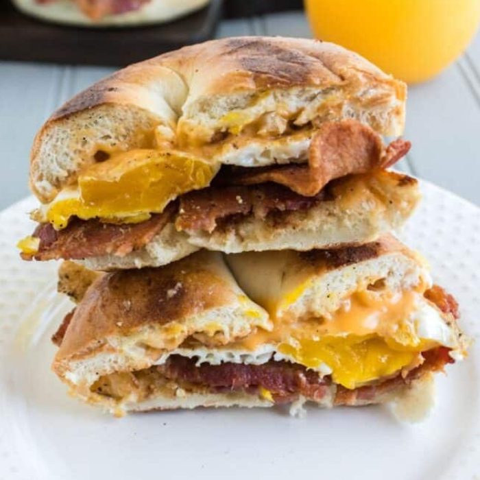 Blackstone Bacon Egg and Cheese Sandwich