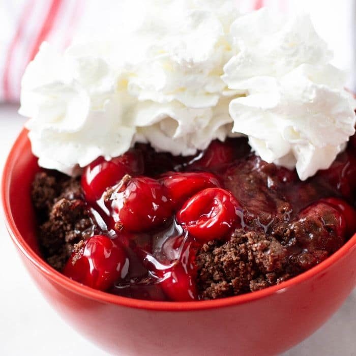 Sinful Instant Pot Black Forest Cobbler
