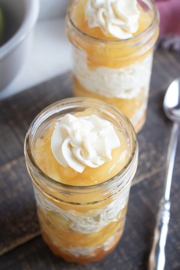 Apple Pie Cheesecake In A Jar