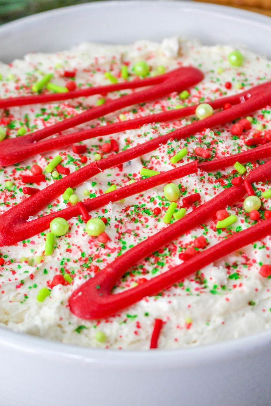 TikTok Little Debbie Christmas Tree Dip in a bowl 