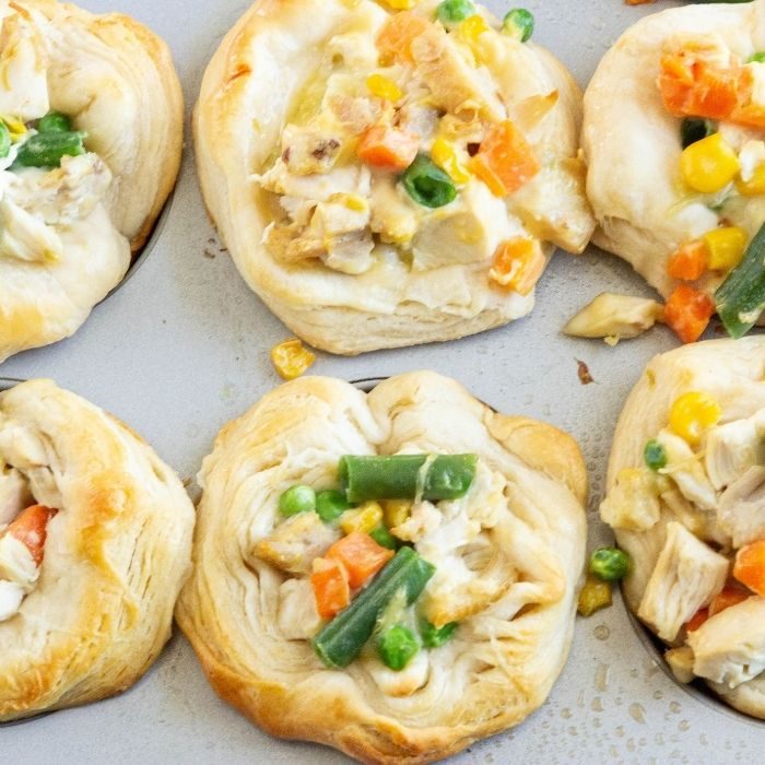 4 Ingredient Chicken Pot Pies, plus biscuits