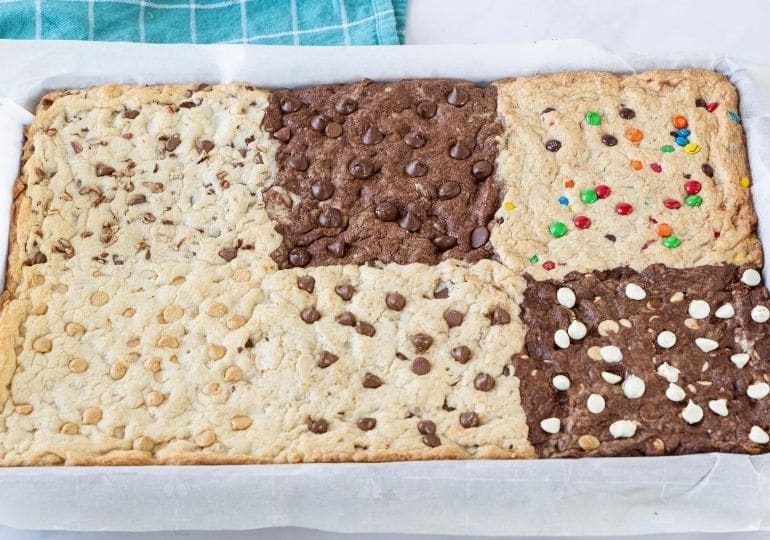 Sheet Pan Cookie Bars 6 Ways 1 Batter