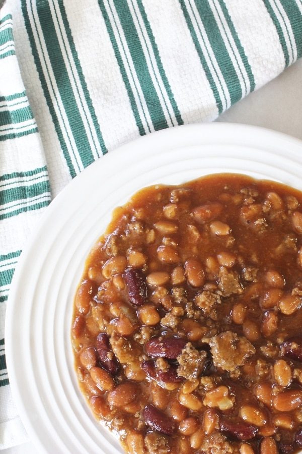 Slow Cooker Cowboy Beans