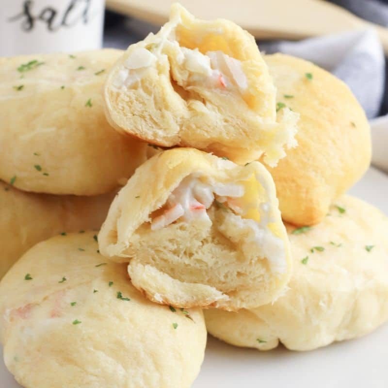 Crab Rangoon Crescent Roll Bombs