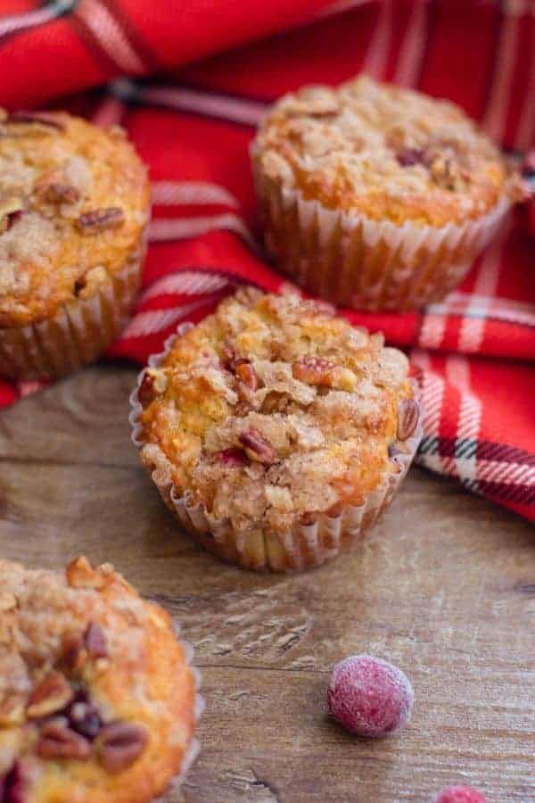 Cranberry Muffins and Walnuts and Oats