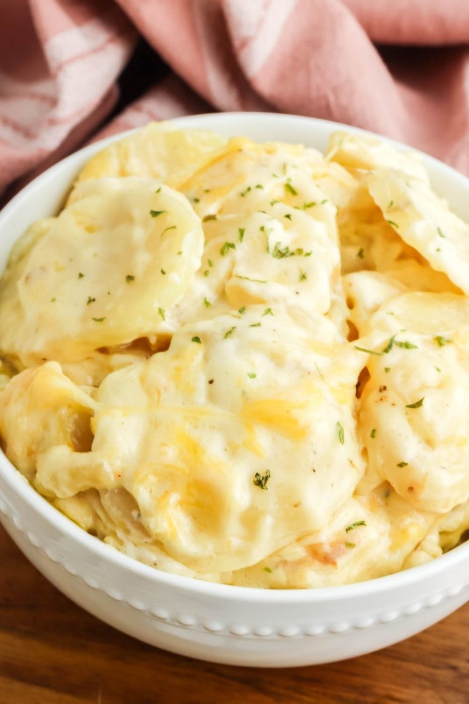 creamy potatoes in a bowl 