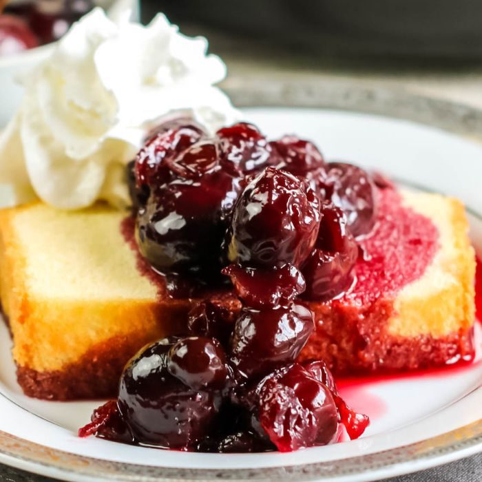 Crockpot Cherries Jubilee