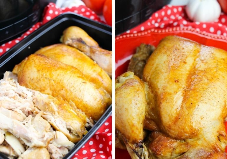 BBQ Crockpot Whole Chicken