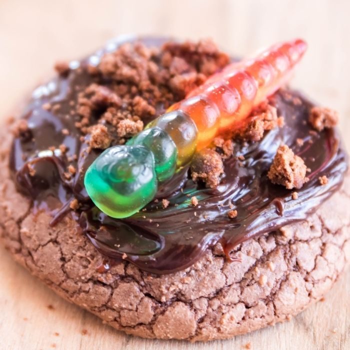 Brownie Dirt Cake Cookies