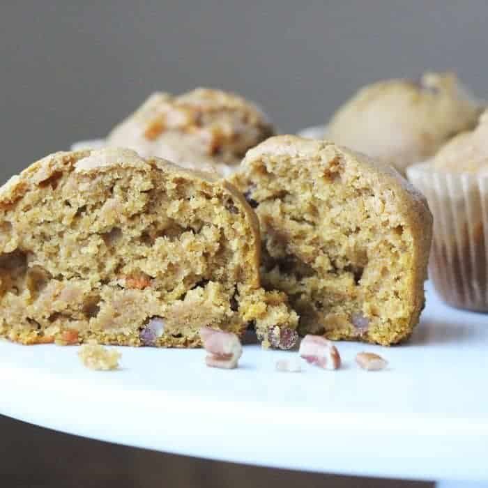 Incredibly Moist Pumpkin Carrot Muffins