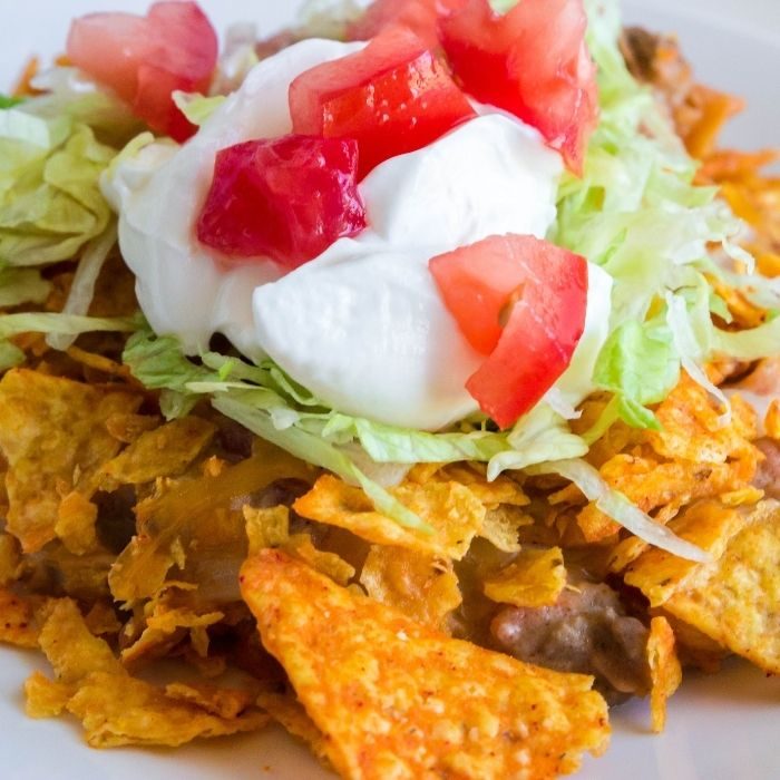 Ground Beef Dorito Casserole