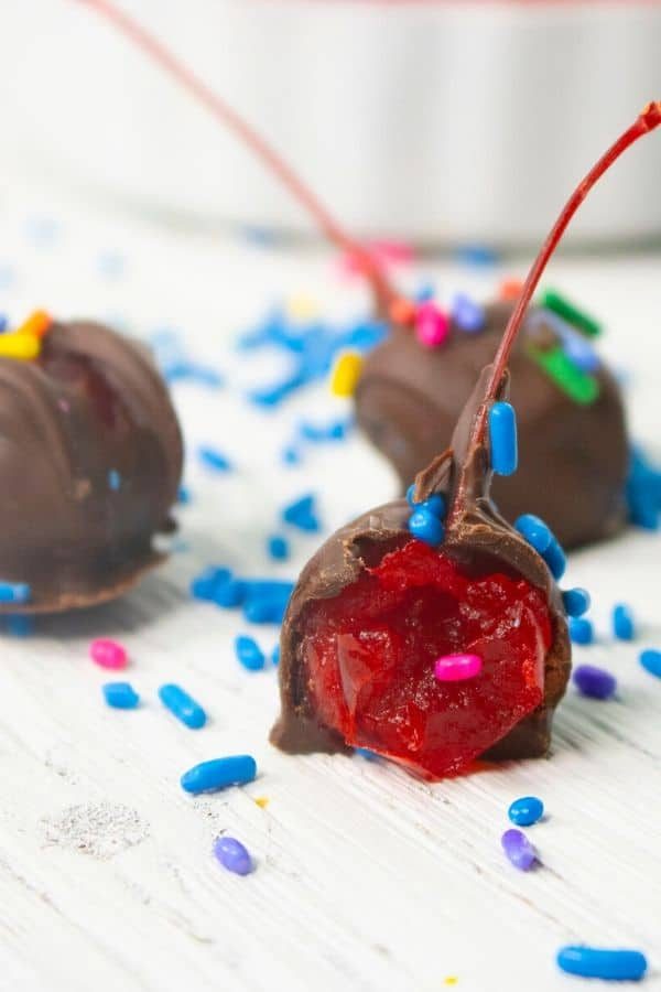 Chocolate Covered Drunken Cherries, and