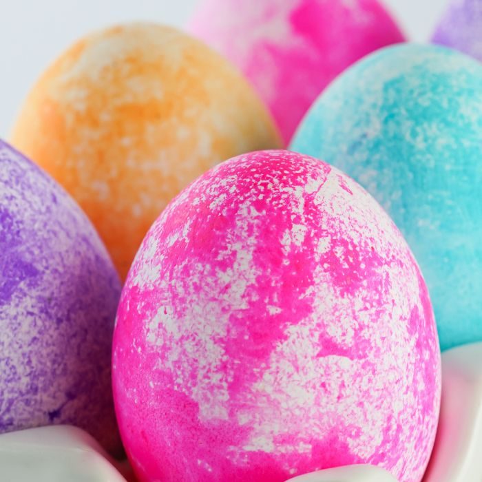 Dye Eggs, plus rice for easter