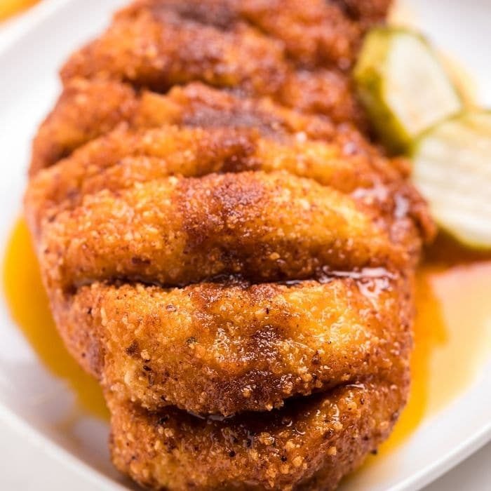Fried Hasselback Chicken, plus nashville seasoning