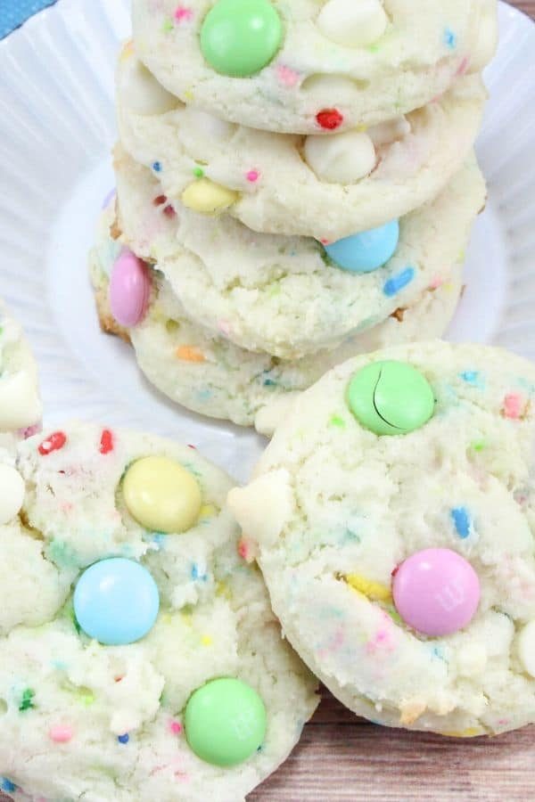 6 Ingredient Funfetti Cake Mix Cookies