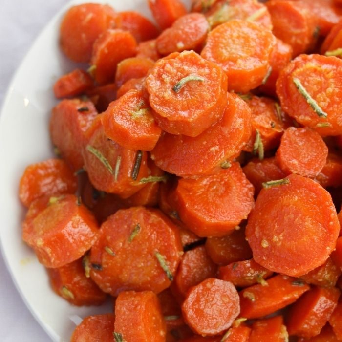 Rosemary Honey Glazed Carrots