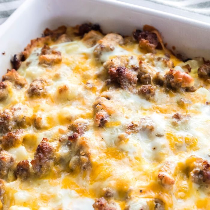 Hashbrown Breakfast Casserole, make ahead friendly