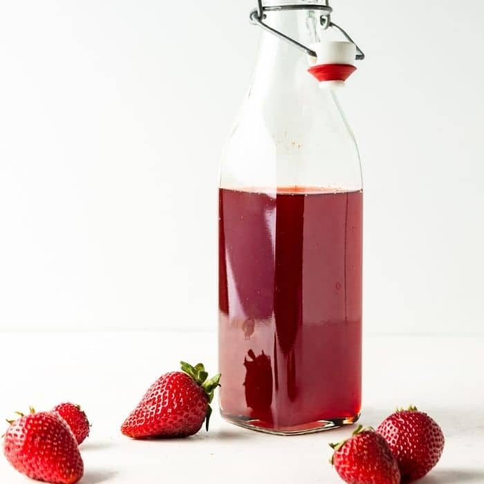 Homemade Strawberry Syrup for Drinks