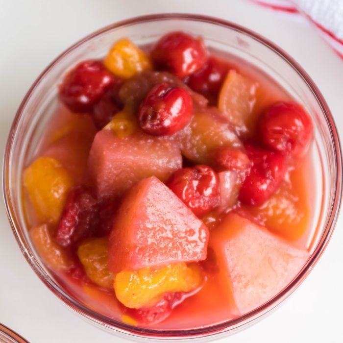 Slow Cooker Hot Fruit Salad