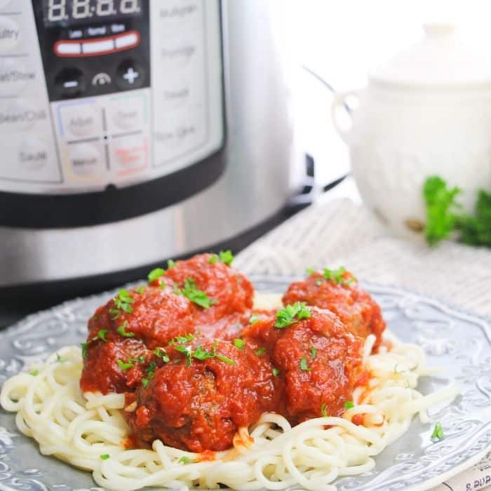 Homemade Instant Pot Meatballs