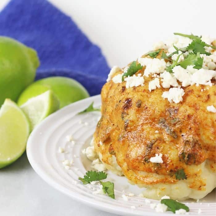 Mexican Street Corn Style Instant Pot Cauliflower