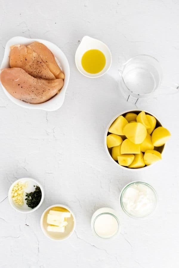 Instant Pot Chicken and Mashed Potatoes