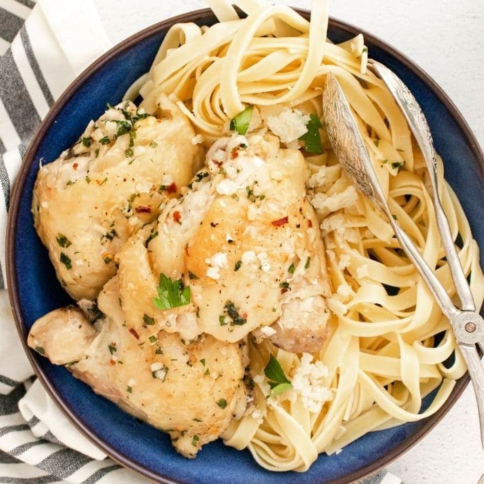 Instant Pot Garlic Parmesan Chicken, plus creamy sauce