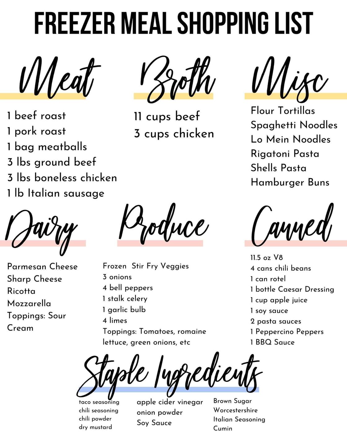 Instant Pot Freezer Meals