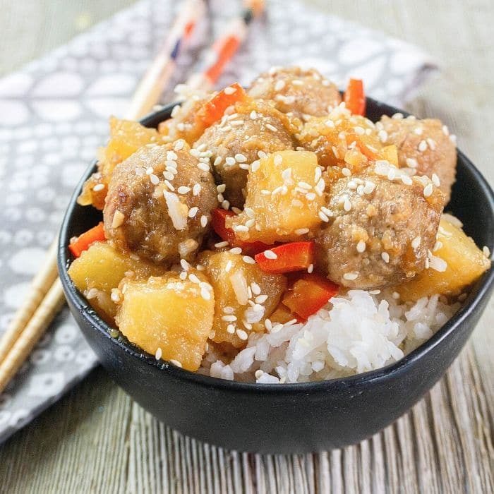 Instant Pot Hawaiian Meatballs
