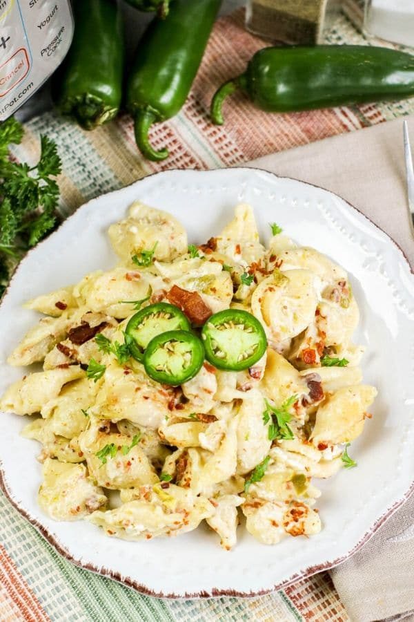Instant Pot Jalapeno Popper Pasta -30 Minute Dinner