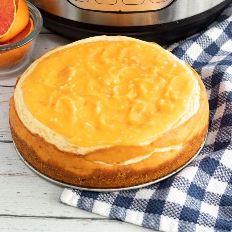 Instant Pot Orange Cheesecake Creamsicle