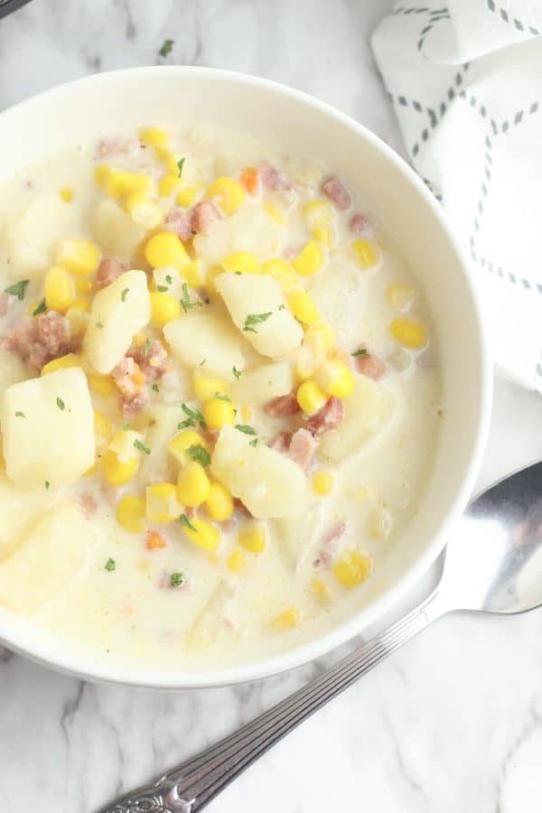 Instant Pot Potato Corn Chowder