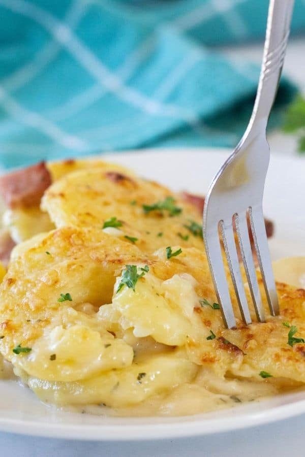 Instant Pot Scalloped Potatoes and Ham