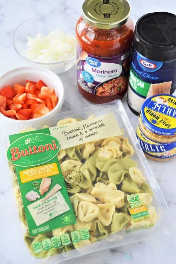 Instant Pot Tortellini and Marinara Sauce