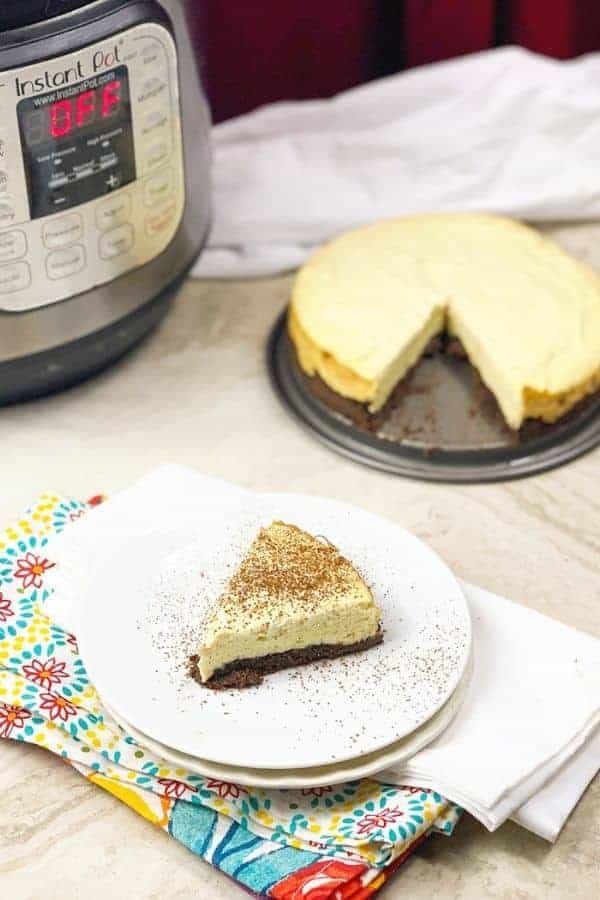 Instant Pot Keto Cheesecake, gluten-free & sugar-free