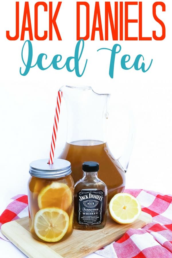 Jack Daniels Iced Tea and A Hint Of Lemon
