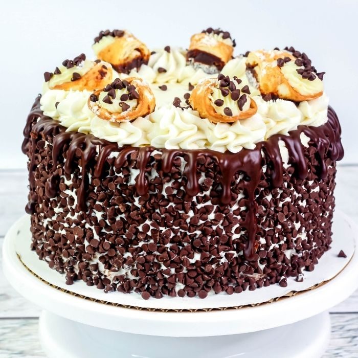 Layered Cannoli Cake