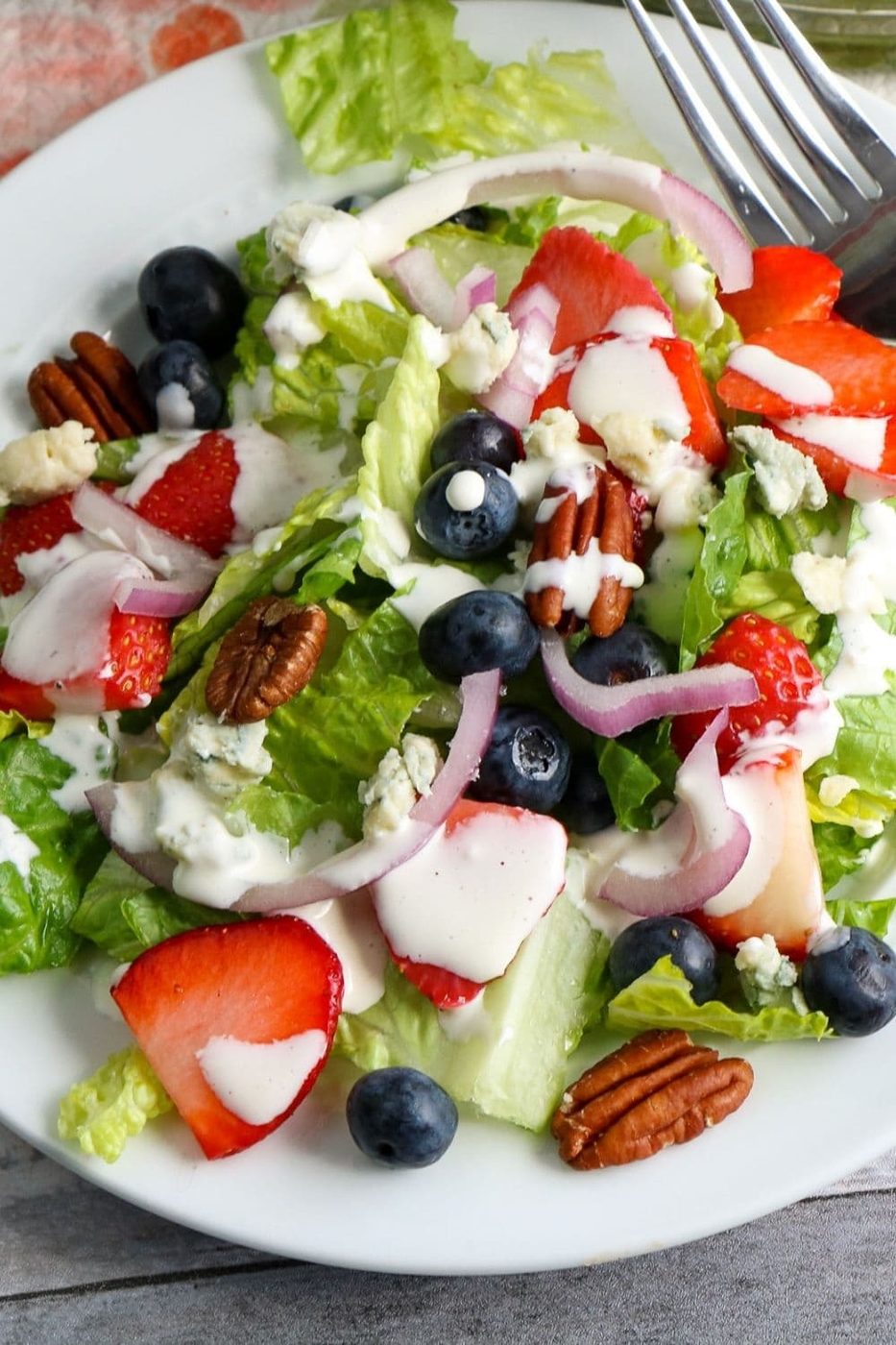 plate with salad
